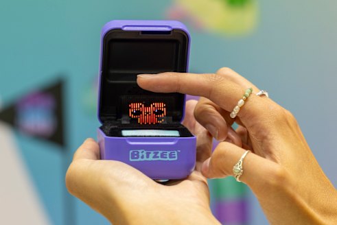 Pocket-sized interactive pet Bitzee fetches Toy of the Year