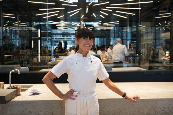 Kate Reid at Lune’s Sydney grand opening on Saturday. 