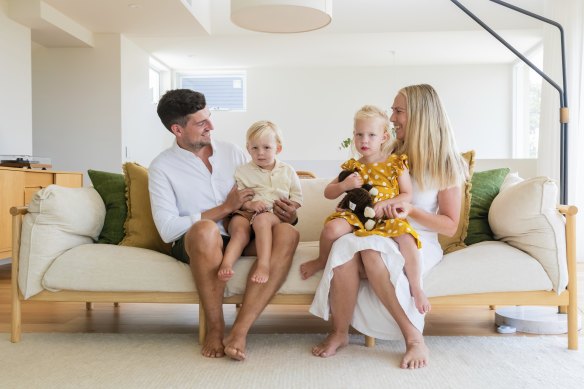 Tom and Emily created a mid-century family home with a Scandinavian twist.