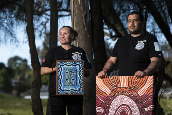 Artists Bronwen Smith and Gavin Chatfield will take part in the National Indigenous Art Fair.