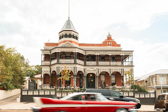 Miettas is located inside the heritage Queenscliff Hotel.