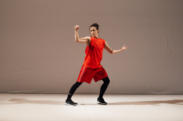 Jane Castillo dances choreography by Prue Lang.