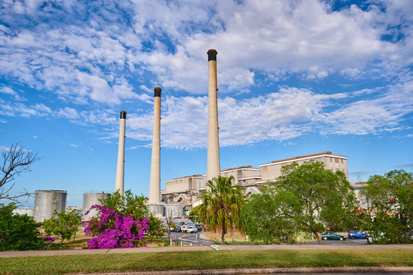 Gladstone’s coal-fired power station. 