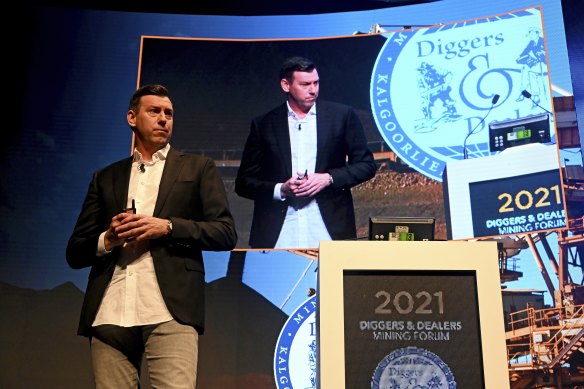 Venturex Resources managing director Bill Beament at the annual Diggers and Dealers conference.