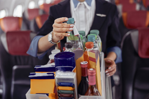 Crew will apply rules for appropriate serving of alcohol in order to limit drunken behaviour on flights.