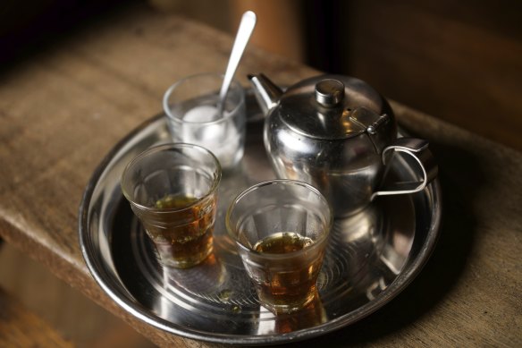 Egyptian mint tea.