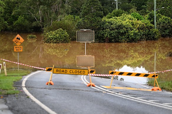 A number of roads are currently closed in the Gladstone area, and the community has been urged not to drive through floodwater.