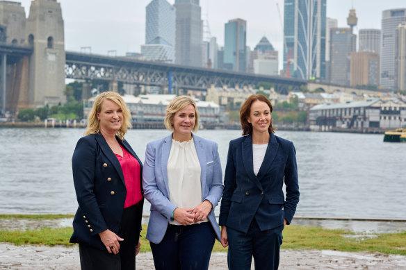 Kylea Tink, Zali Steggall and Sophie Scamps are all running as independents. 