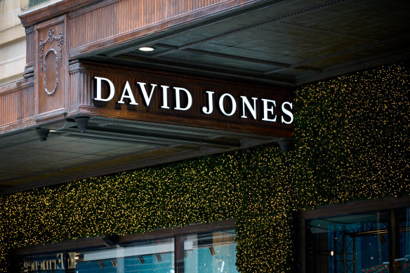 David Jones Department Store Sydney Australia Editorial Photo