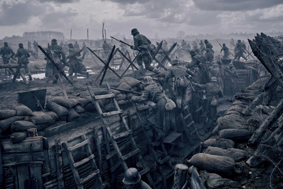 Harrowing: All Quiet on the Western Front’s battle scenes are full of confusion and terror.