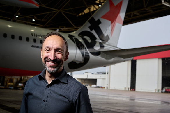 Jetstar CEO Gareth Evans was once seen as a potential successor to Qantas chief Alan Joyce, who said Mr Evans was a “superb leader”.