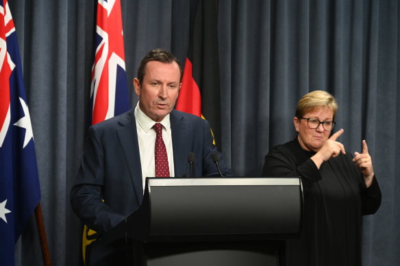 WA Premier Mark McGowan announced the state’s February 5 reopening date would be put on hold. 