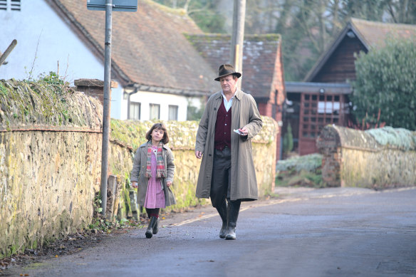 Hugh Bonneville, here with Darcey Ewart, is almost universally adored for being British and cuddly.