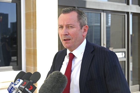 WA Premier Mark McGowan.