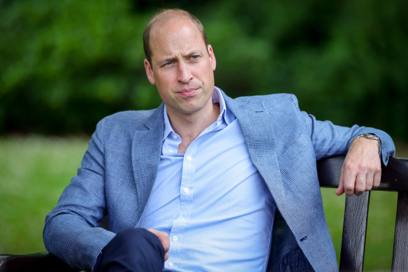 Prince William at a meeting before the launch of the Homewards project to end homelessness.