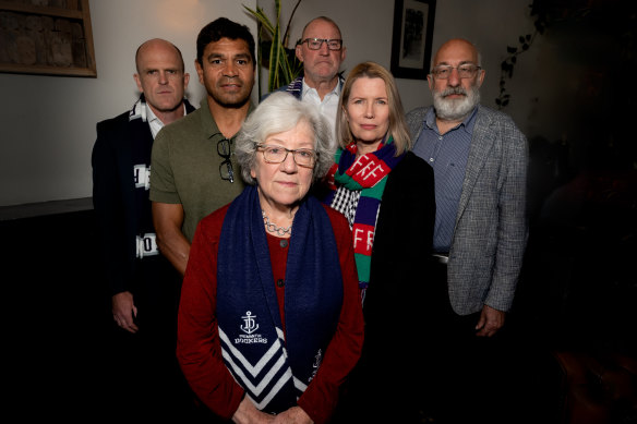 (L-R) Alex Hillman, Dale Kickett, Carmen Lawrence, Gerard McNeill, Gillian O’Shaughnessy and Dr. Bill Hare.