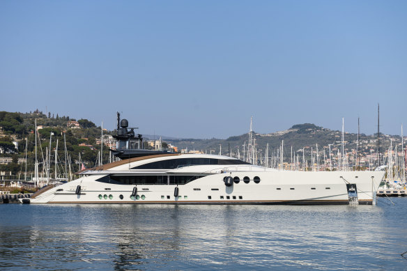 Alexey Mordashov’s superyacht “Lady M” was seized by the Italian government earlier this month.