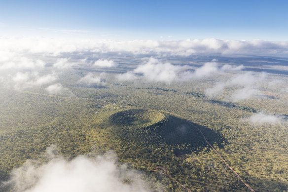 Kalkani Crater at Undara Volcanic National Park.