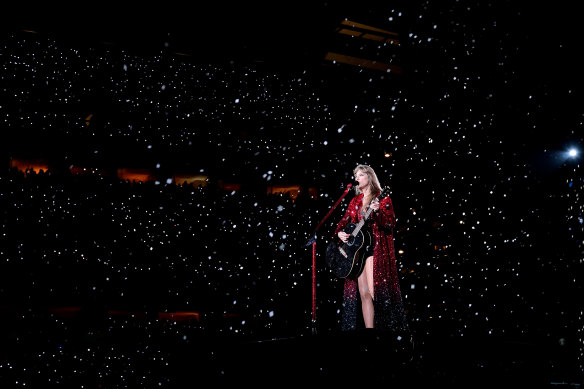 All alone? Hardly. Taylor Swift’s Eras Tour is the work of many, and she has rewarded them richly.