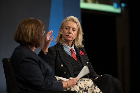 Nationals senator Bridget McKenzie at an infrastructure summit.