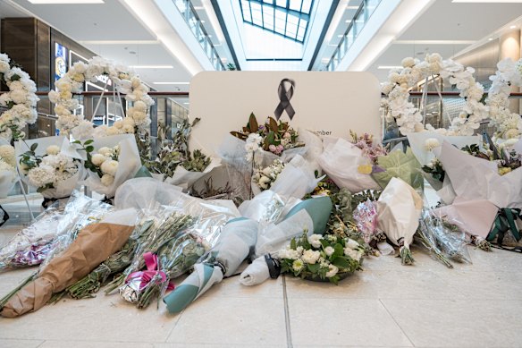 The memorial site last year.