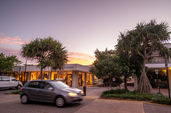 The shopping strip has everything you need, except tattoos and vapes.