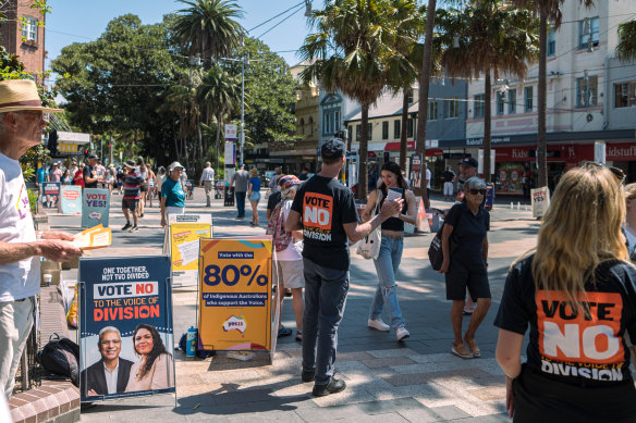 No advocates have claimed the Voice to parliament referendum stoked division in Australia.