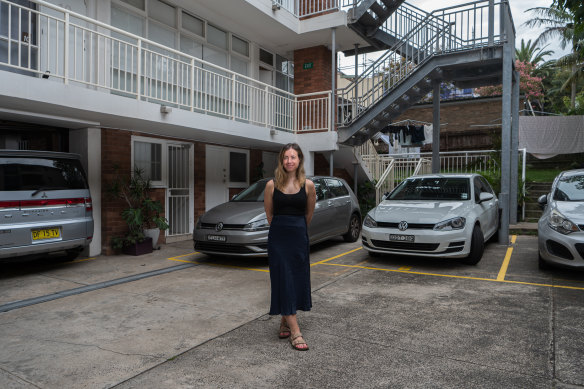 Maeve McErlean makes up to $100 a week renting out the parking space at her Bondi Beach apartment.