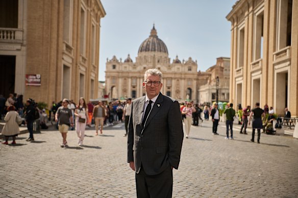 Keith Pitt,  Australia’s ambassador-designate to the Holy See, at the Vatican City.