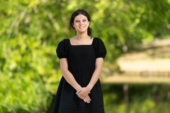 Ivy Pierlot, a 19-year-old Greens candidate for Port Phillip Council.