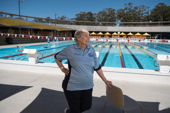 Parramatta Memorial Swimming Club member Ruth Rossettin, 78, has fond memories of the old Parramatta pool.