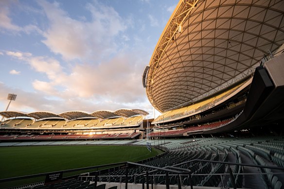 The redeveloped Adelaide Oval has been “an aesthetic and functional triumph” for the South Australian capital.