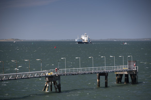 The Port of Hastings was the Victorian government’s preferred site for a base for an offshore wind farm.