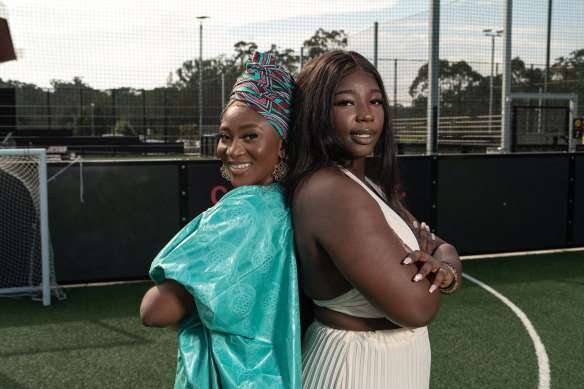Philicia Kabia (left) and Aminata Madua are the president and vice president of the Kama Umoja Women’s Cup. 