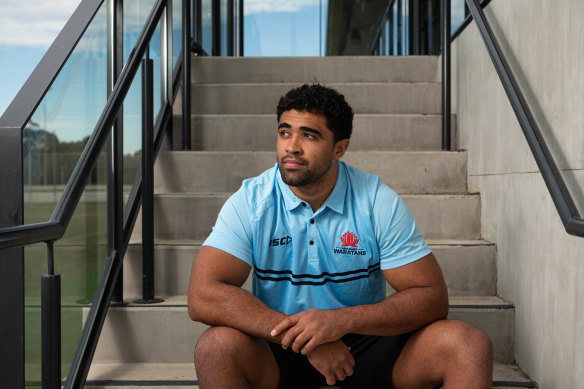 Langi Gleeson has been an excitement machine for the Waratahs.