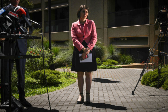 NSW Premier Gladys Berejillian on Tuesday.