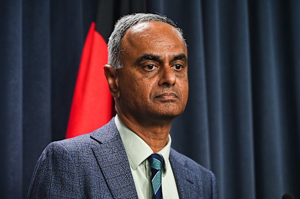 Victorian Chief Health Officer Professor Tarun Weeramanthri.