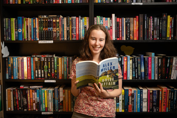 Katherine Morrison at Hornsby Lifeline Bookshop.