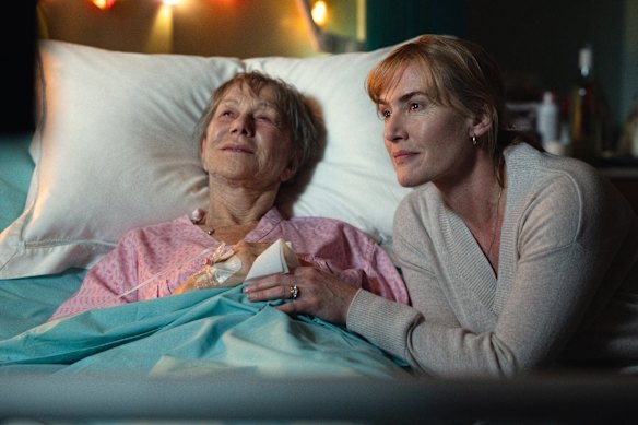 Helen Mirren and Kate Winslet in Goodbye June.