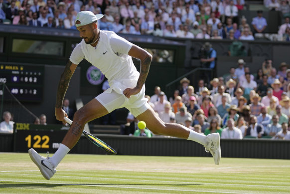 Nick Kyrgios reached the Wimbledon Men’s Final playing as only he does.