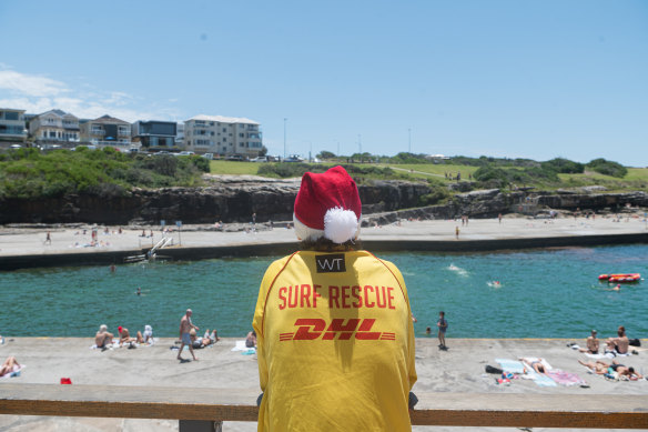 Christmas at Clovelly Beach last year.