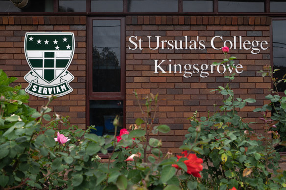St Ursula’s College in Kingsgrove overturned its ban on same-sex partners last year.