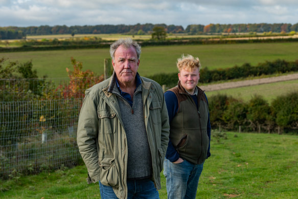 Jeremy Clarkson, as his farmhand Kaleb Cooper, who in the TV series delights in reminding Clarkson of his blunders.