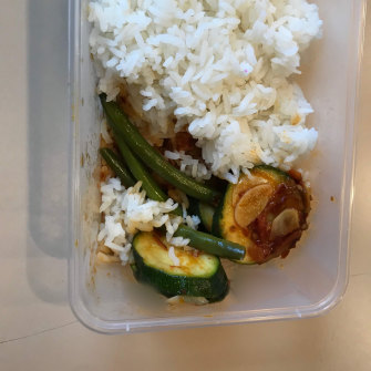 One of the meals served to 407 visa workers at the Escarpment Group of hotels.