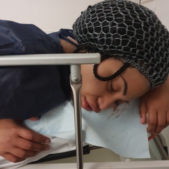 Keisha Amoah made a desperate triple-zero call after her procedure. 
