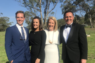 Elizabeth Broderick with her husband, Hunter Southwick, and children, Tom and Lucy.