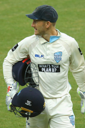 New leader: Peter Nevill has assumed the NSW Blues captaincy from Moises Henriques.
