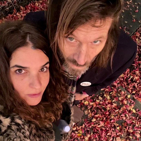 Dando and wife Antonia Teixeira, who
married last year.