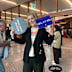 Sarah was on the first international flight from the new Western Sydney Airport.