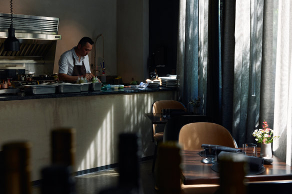 Chef Patrick Dang designed the dining room himself.